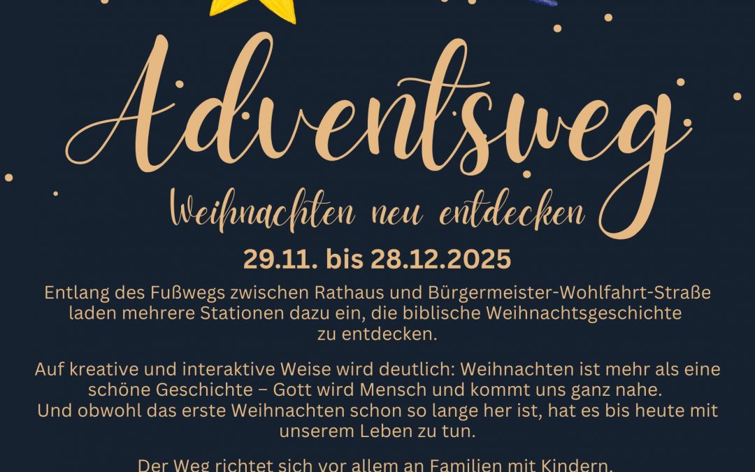 Adventsweg – Weihnachten neu entdecken
