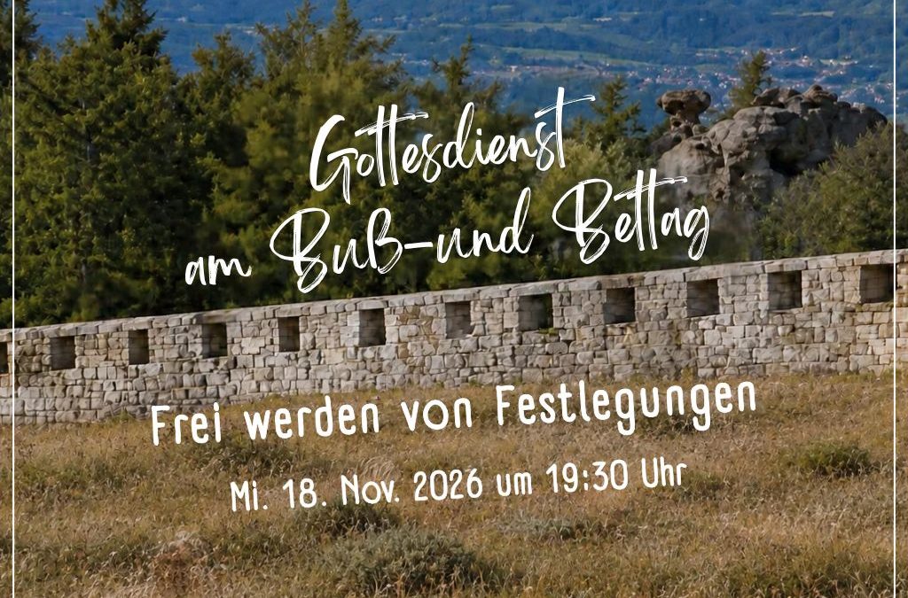 Gottesdienst am Buß- und Bettag